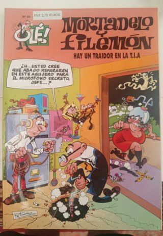 Pack de 8 comics de Mortadelo y Filemón