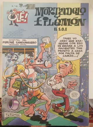 Pack de 8 comics de Mortadelo y Filemón