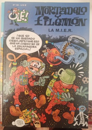 Pack de 8 comics de Mortadelo y Filemón