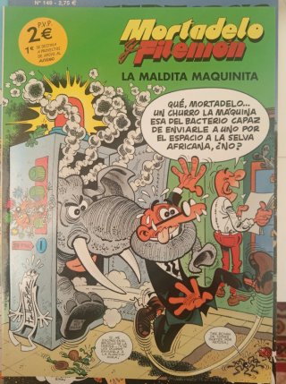 Pack de 8 comics de Mortadelo y Filemón