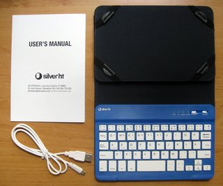 Funda teclado bluetooth para tablet 7" Silver HT