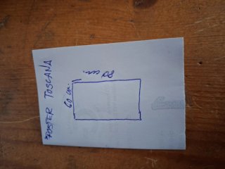 Póster Ventanas Toscana
