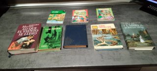 Cinco libros de lectura y tres infantiles