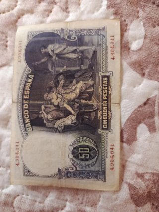 Billete 50 Pesetas Banco de España 1928 y 1931