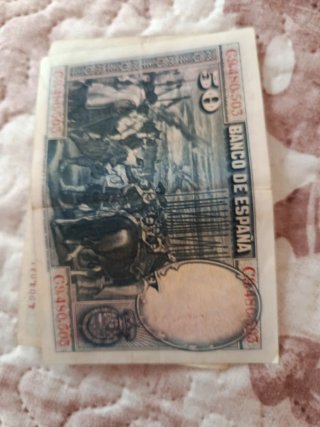 Billete 50 Pesetas Banco de España 1928 y 1931