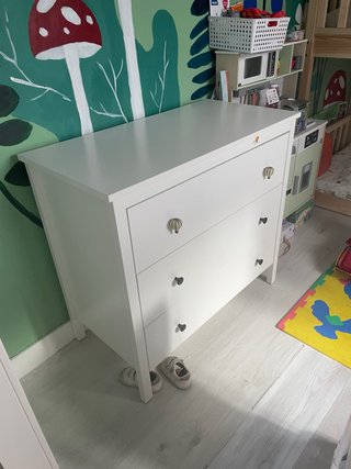 Cómoda 3 cajones blanca Ikea