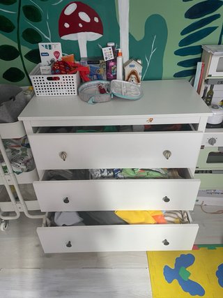 Cómoda 3 cajones blanca Ikea
