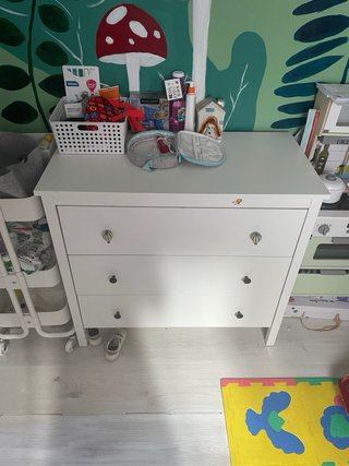 Cómoda 3 cajones blanca Ikea