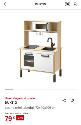 Cocina infantil Ikea Duktig