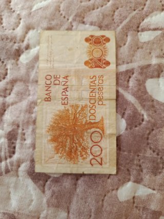 Billete 200 pesetas España 1980