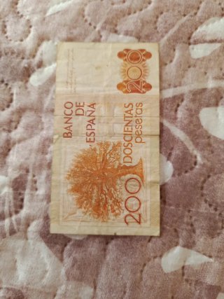 Billete 200 pesetas España 1980
