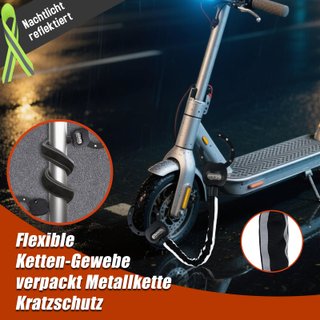 Candado Cadena Patinete Bici Boiarc Código 8mm