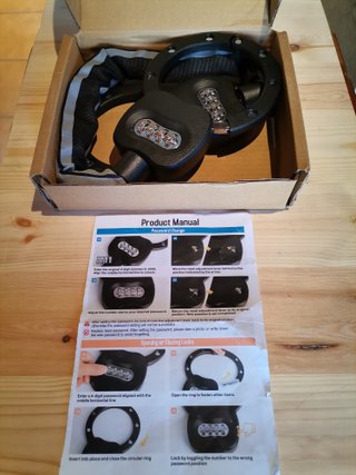 Candado Cadena Patinete Bici Boiarc Código 8mm