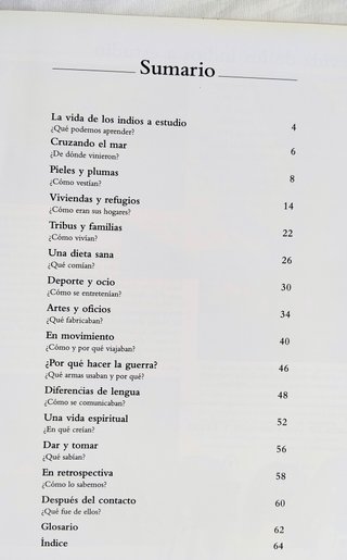 ACERCATE A LA HISTORIA. INDIOS NORTEAMERICANOS