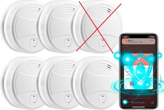 Detector de humo TOWODE , 5 uds