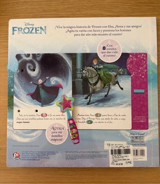 Libro Frozen La Magia de Elsa con Varita
