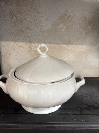 Sopera de Cerámica Blanca
