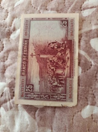 Billete 25 Pesetas España