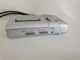 Grabadora Microcassette Sony M850V Plata