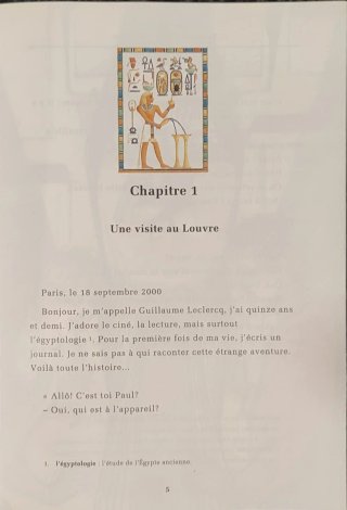 LA MOMIE DU LOUVRE - LIBRO Y CASSETTE