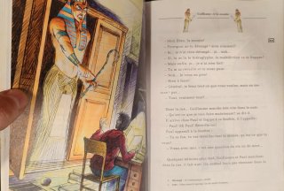LA MOMIE DU LOUVRE - LIBRO Y CASSETTE