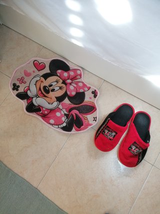 Regalo alfombra Minnie con compras