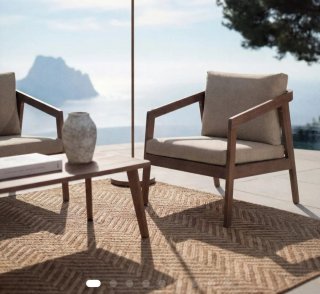 Sillón Exterior de Madera Acacia