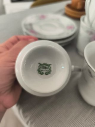 Juego de Tazas de Café de Porcelana