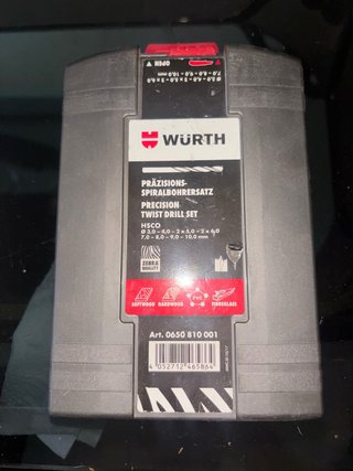 Set Brocas Würth Precisión HSCO