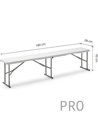 Banco plegable 180cm - KG KITGARDEN