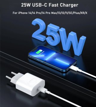 Cargador para iPhone. Carga Rápida. USB C. 2m.