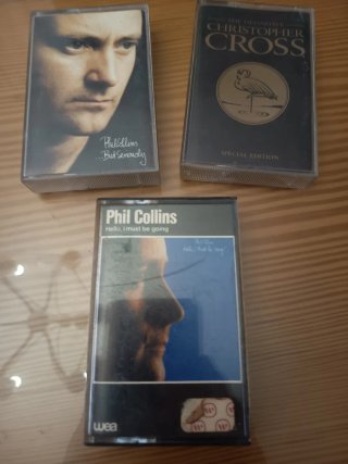 Lote 3 Cassettes Phil Collins y Christopher Cross