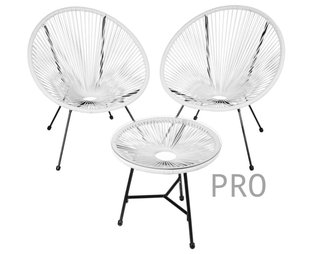 Conjunto de jardín de diseño retro tipo Acapulco