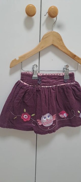 Falda de pana para bebé