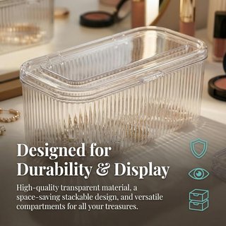 Organizador Joyero Transparente 12 Cajas