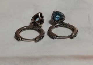 Pendientes Pandora Corazón Turquesa
