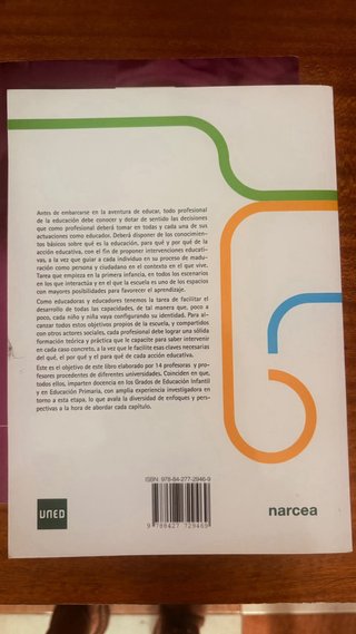 Libros educacion indantil 1. UNED
