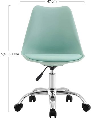 Silla de escritorio verde claro