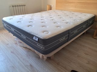 Colchón Flex Nube Visco + base cama 150x190