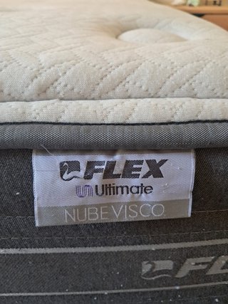 Colchón Flex Nube Visco + base cama 150x190