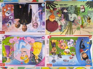 Lotes Puzzles Disney Frozen y Paw Patrol