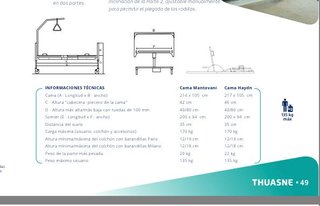 Cama Ortopédica Thuasne con Colchón Antiescaras