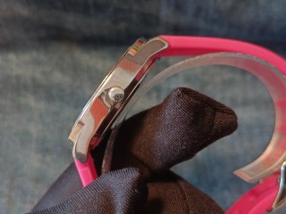 Orologio rosa Disney Minnie con strass