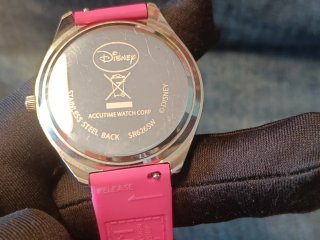 Orologio rosa Disney Minnie con strass