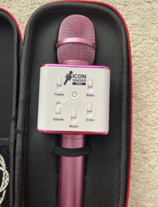 Micrófono Icon Singer Pro Rosa