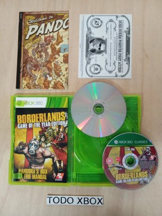 Borderlands GOTY Xbox 360
