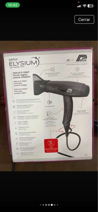 Secador Parlux Elysium Rosa