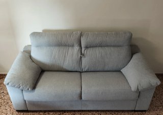 Sofá Cama Italiano 3 Plazas Gris