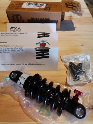 Amortiguador MTB ZTZ 125mm 650lbs Negro