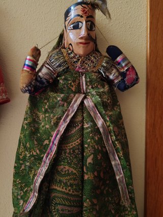 Marioneta India Kathputli Tradicional